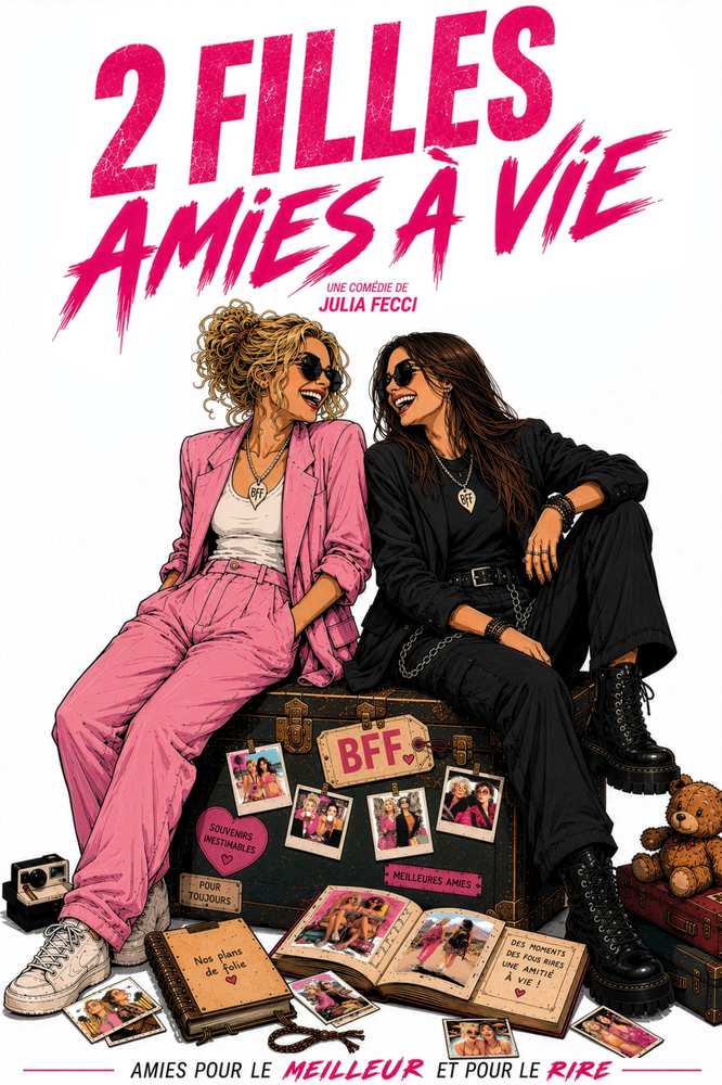 Affiche 2 filles amies à vie